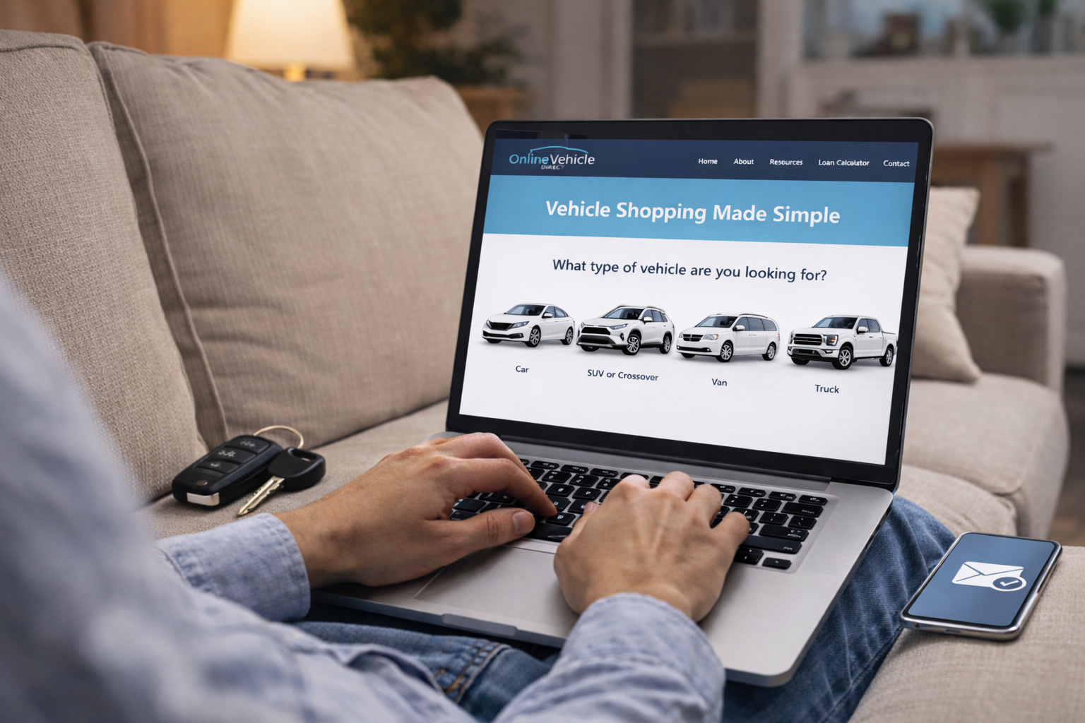 Apply online from anywhere